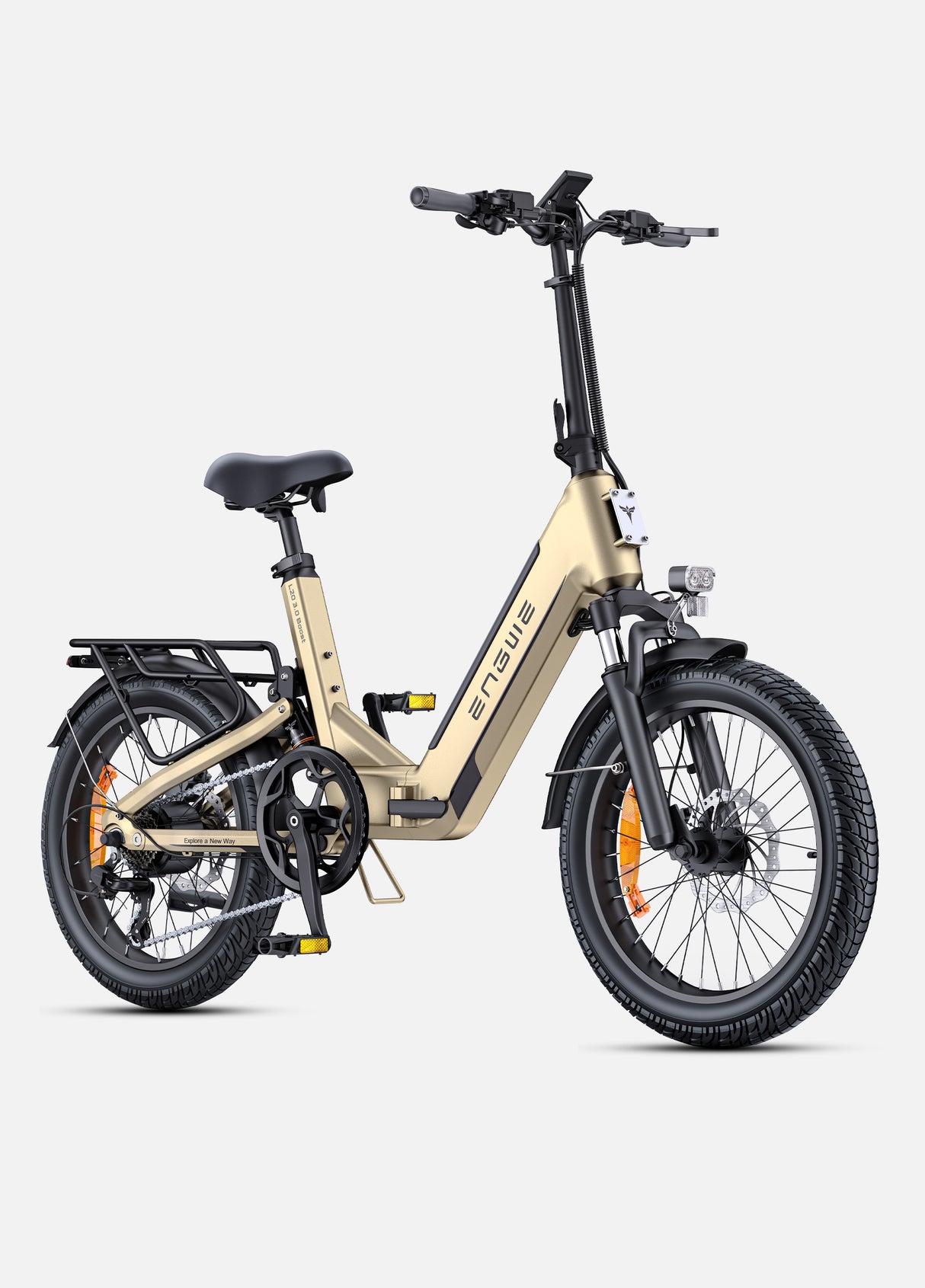 a champagne engwe l20 3.0 boost commute e bike