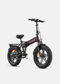 a black engwe ep-2 boost fat tire electric bike