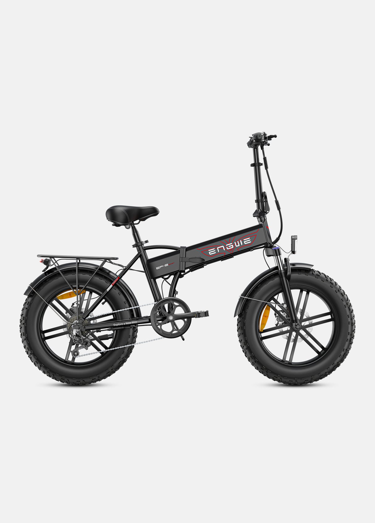 a black engwe ep-2 boost electric fat bike