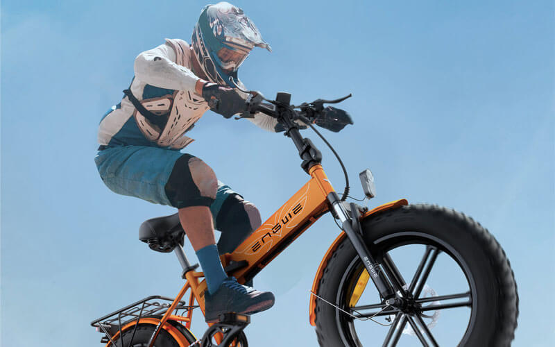 a person riding the best electric bike