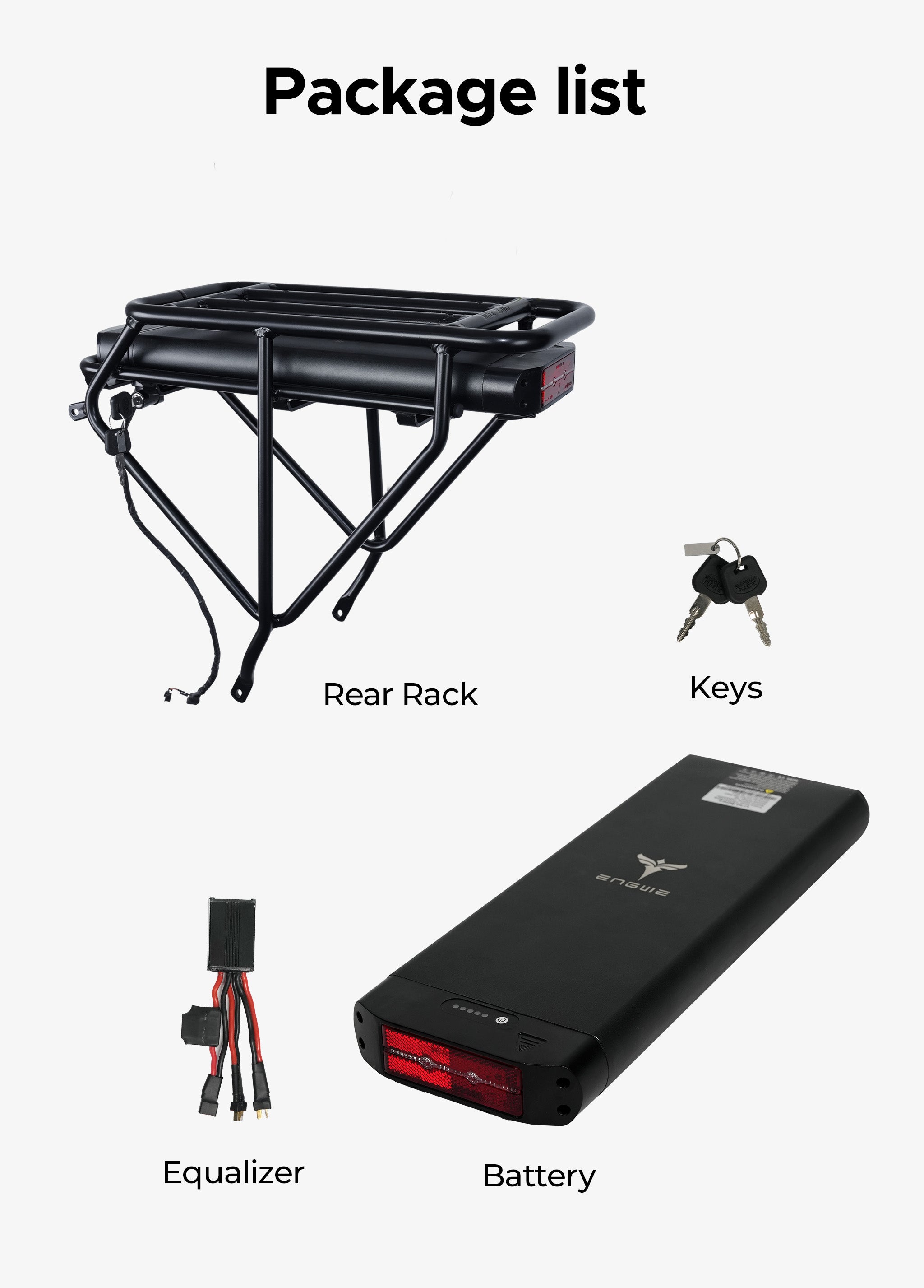 Rear Rack Battery engwe uk