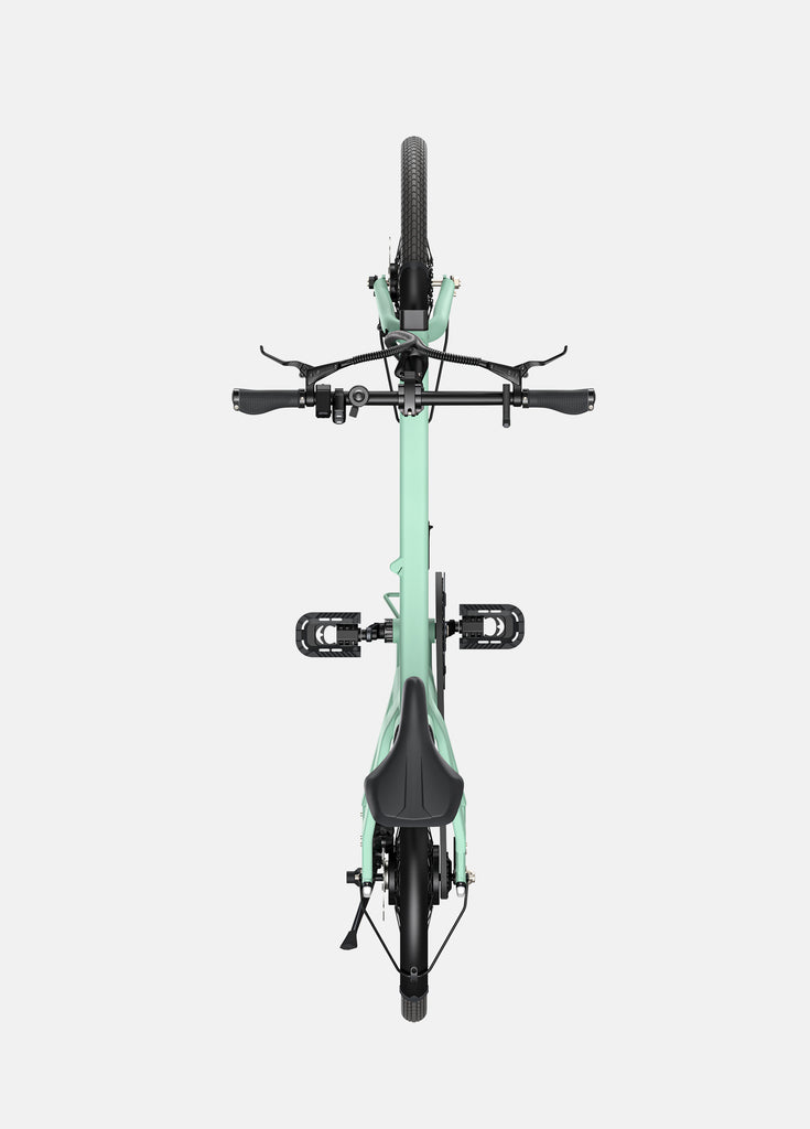 top view of the engwe p20 urban electric bike