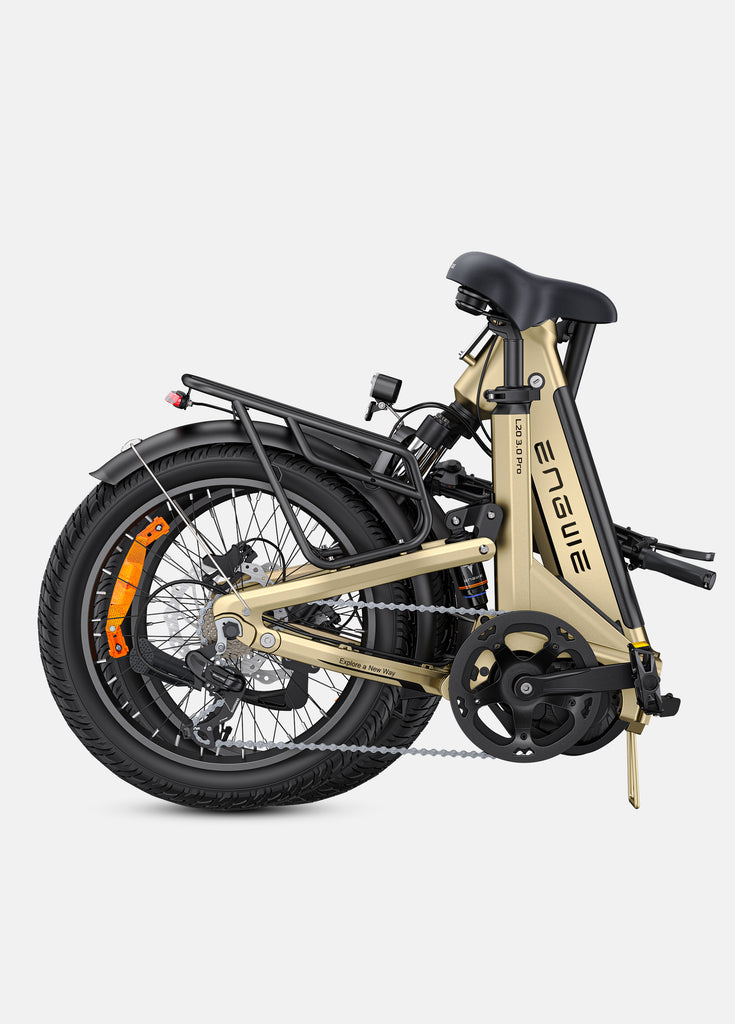 a folded engwe l20 3.0 pro city e bike