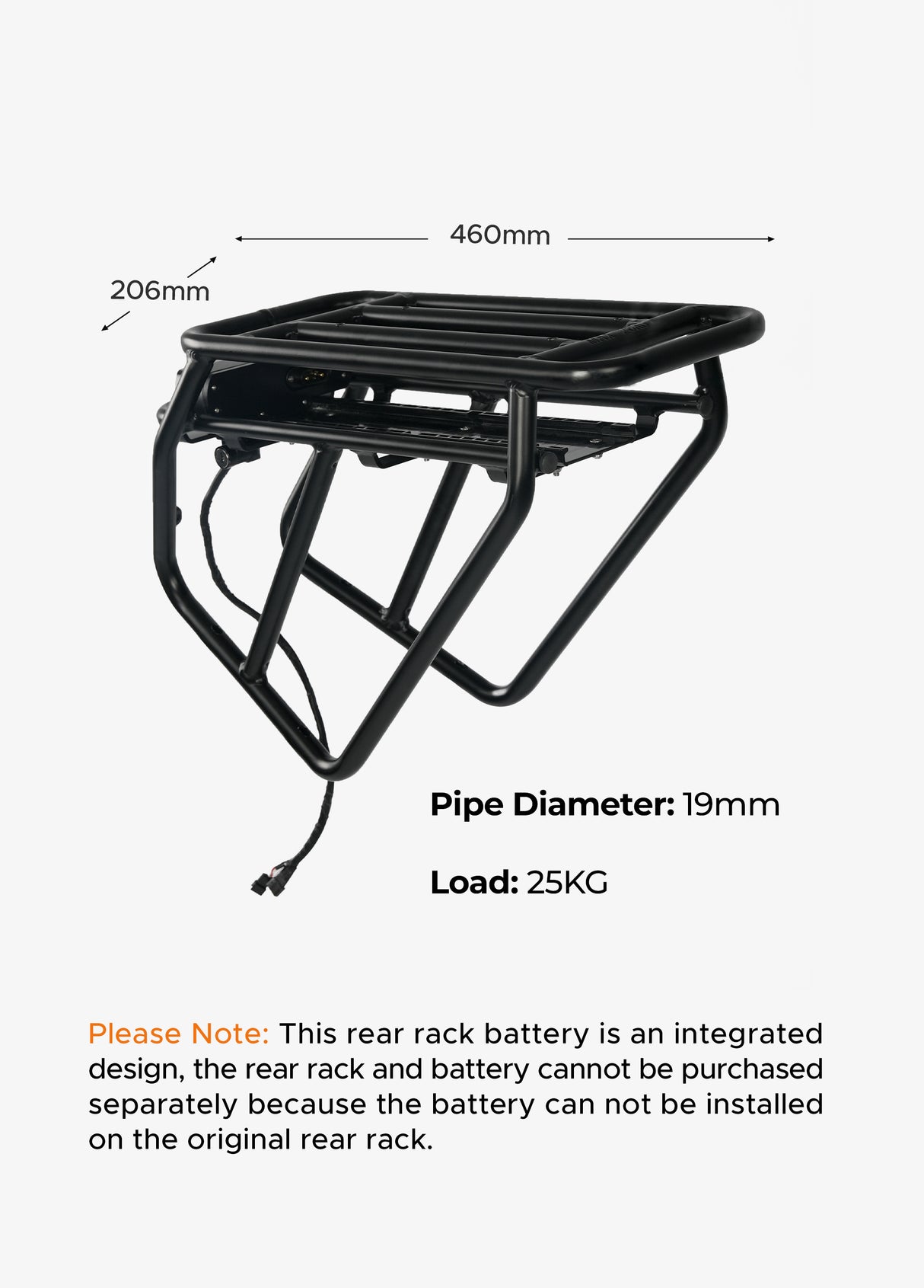 Rear Rack Battery