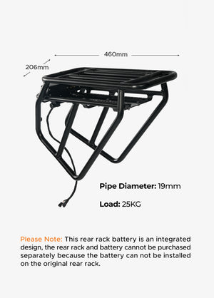 Rear Rack Battery