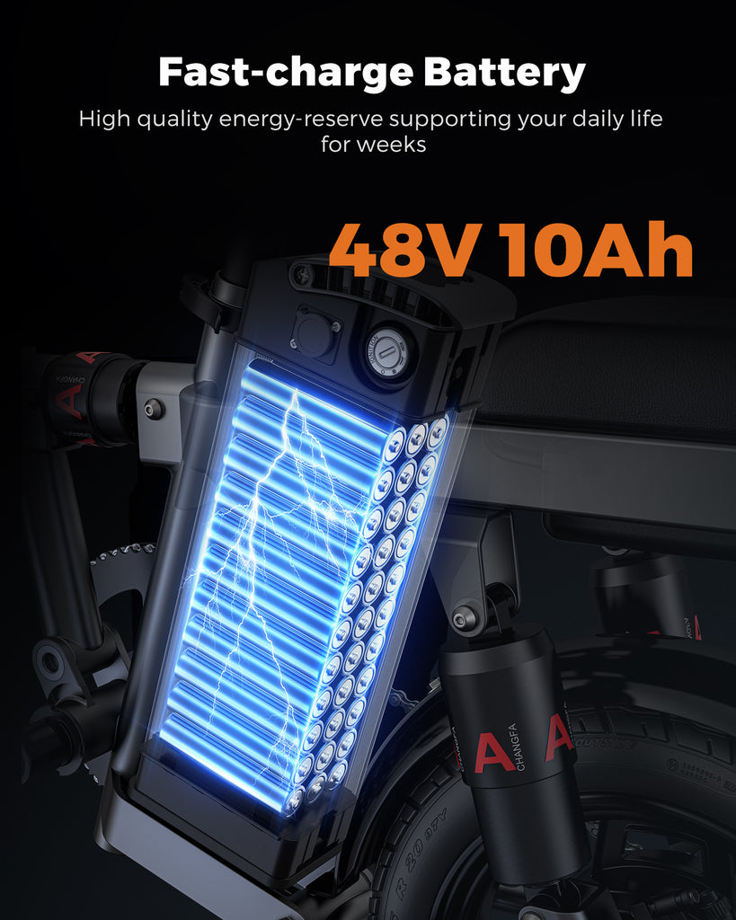 engwe t14's fast-charge battery