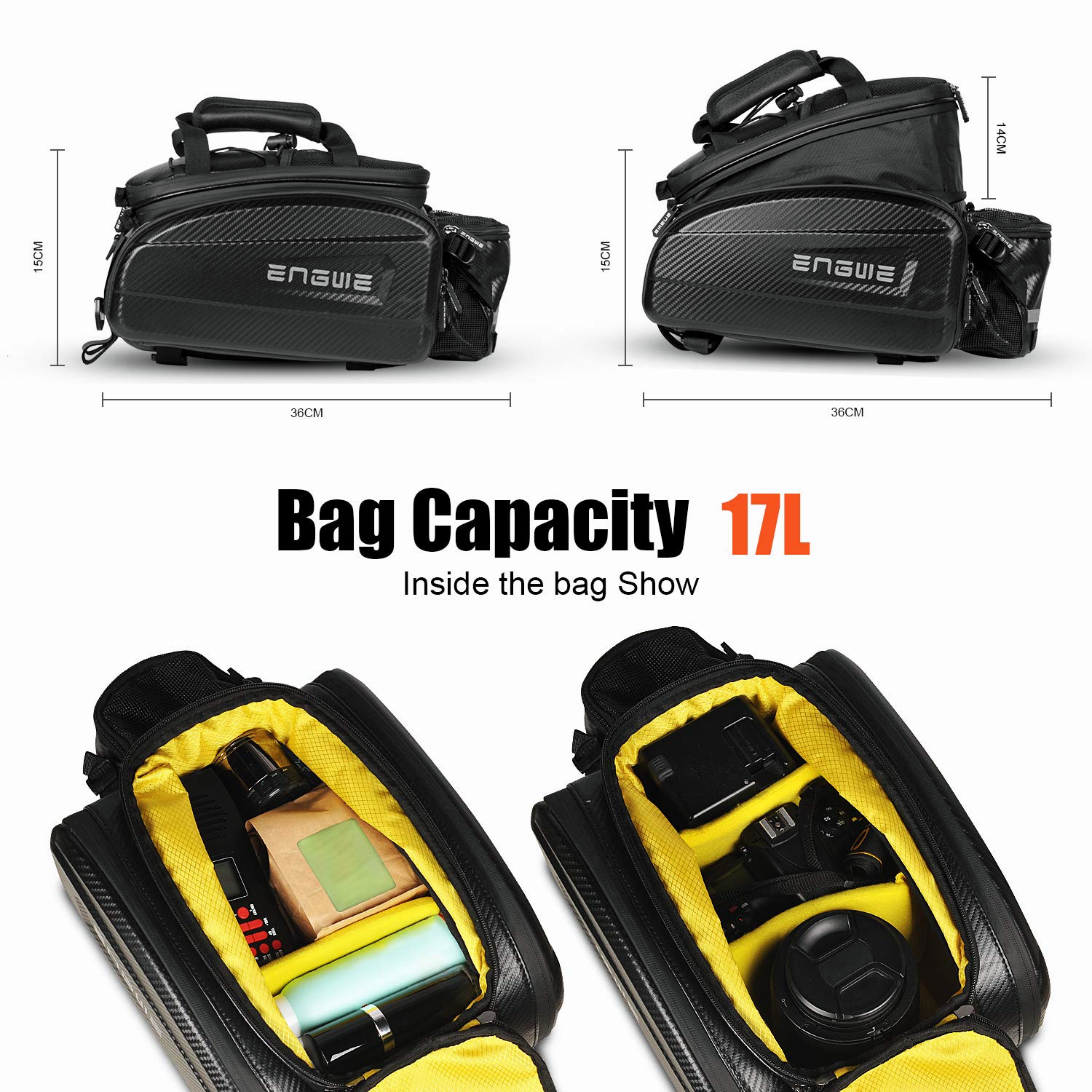 Waterproof bike discount rack bag